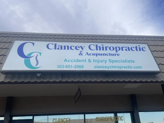 Chiropractic Longmont CO Office Sign